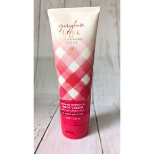Bath & Body Works Gingham Love Body Cream Hyaluronic Acid‎ 8 FL OZ NEW